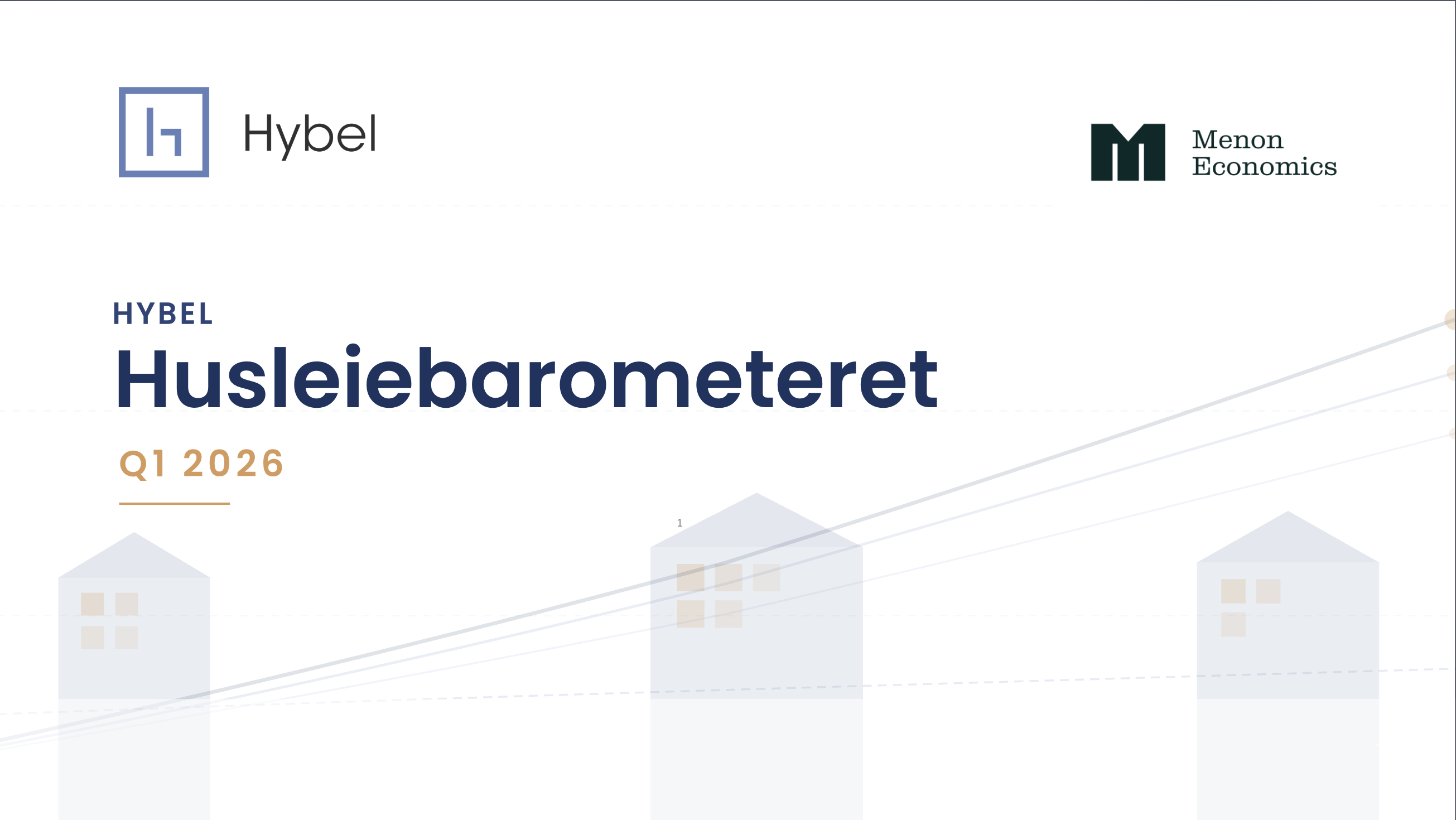 Forsiden av Husleiebarometeret Q1 2026